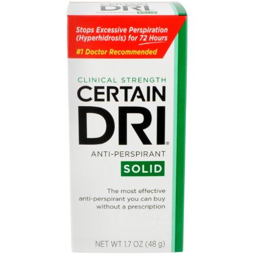 Certain DRI antiperspirant for Excessive Perspiration