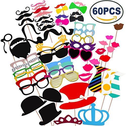 COOLOO Funny Birthday Party Photo Booth Props Diy Kit