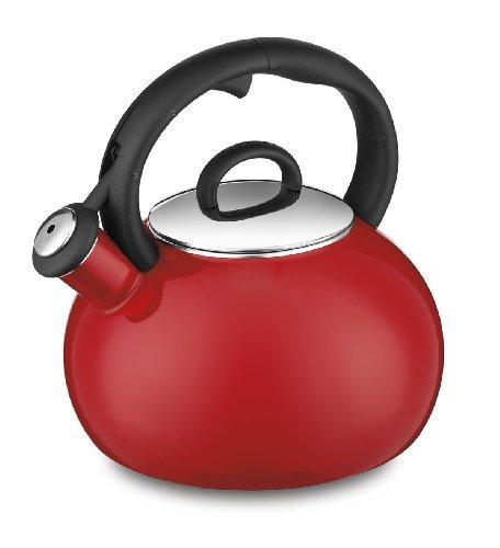 Cuisin Art Enamel-on-SteelStovetopTea kettle in Red Color For Online Shop in Pakistan