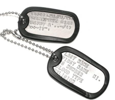 Personalized Military Dog Tags