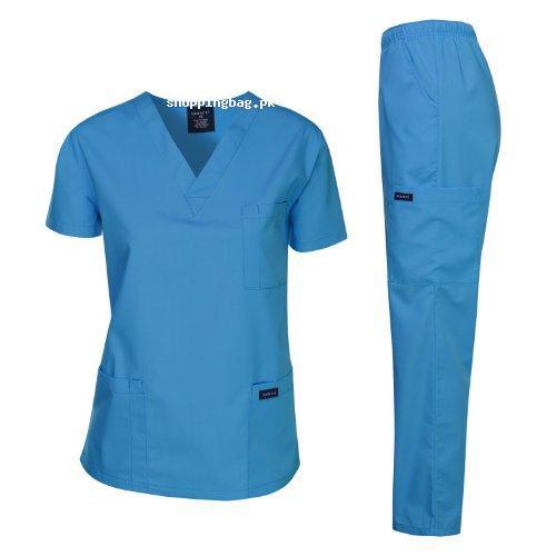 Dagacci Scrubs Medical Scrubs Top and Pants for Women and Man