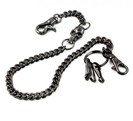 DoubleK Skull Biker Key Jean Wallet Chain