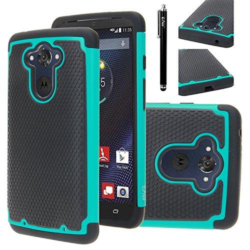 Motorola Moto Droid Turbo Armor Protective Case Cover with Stylus