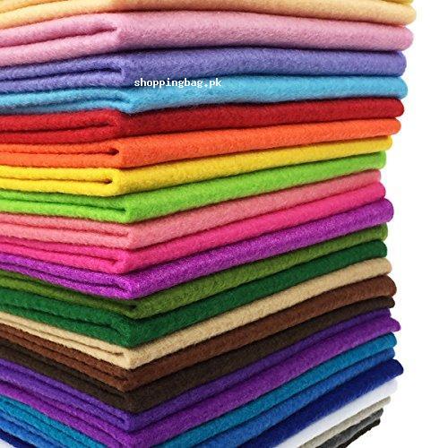 flic-flac 28pcs 30cmx20cm Soft Felt Fabric Sheets