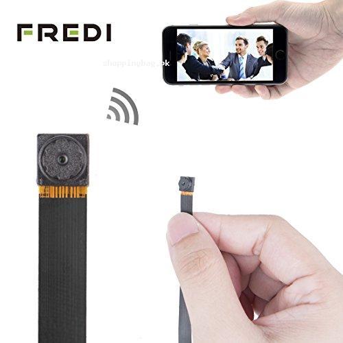FREDI HD Small Hidden Spy Camera Recorder for iPhone and Android
