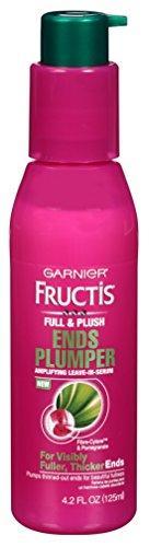 Garnier Fructis Full l& Plush Ends Plumper for Visibly Fuller, Thicker Hair Ends
