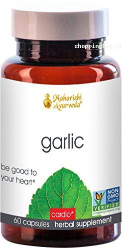 Maharishi Ayurveda Garlic Capsules for Blood Pressure and Cholesterol