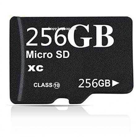 Micro SD 256GB Class 10 Memory Card with SD Adapter