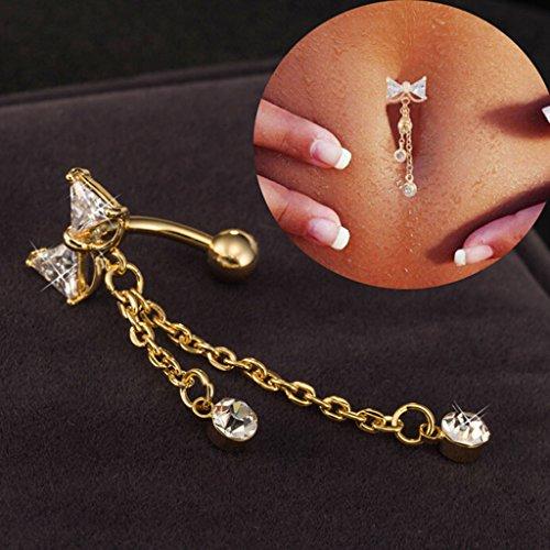 Diamond Navel Belly Ring