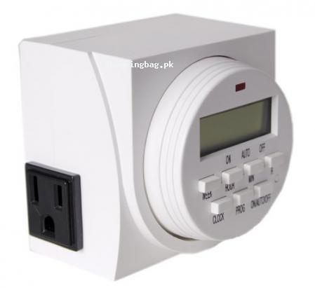 Hydrofarm Dual Outlet Grounded Programmable Timer to Water System