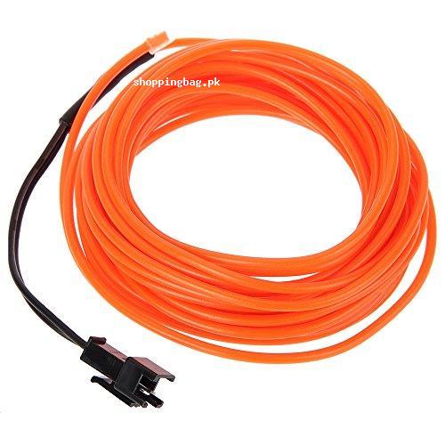 ILLUMENG Led Neon Glow Rope Tube Cable Light (orange, 5M)