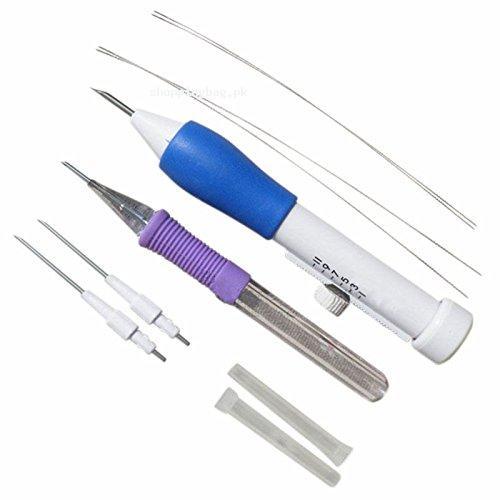 Jia Jia Trade 3 Size Embroidery and Sewing Stitching Punch Needle Set