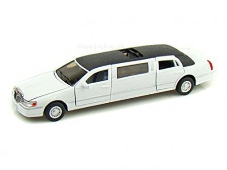 Kinsmart 1999 Lincoln Town Car White Limousine