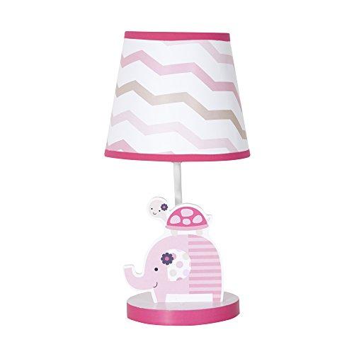 Lambs & Ivy Gingersnap Ellie Lamp with Shade and Bulb