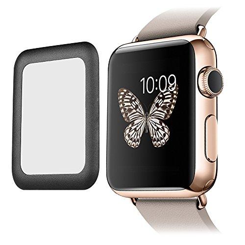Tempered Glass Film with Cover Metal Edge For Apple Watch