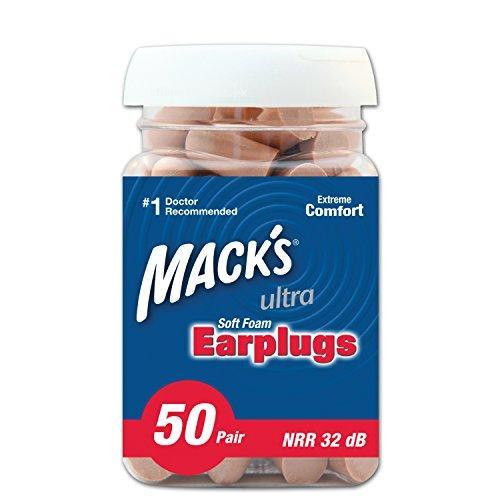 Mack Ultra Soft Earplugs 50 Pair