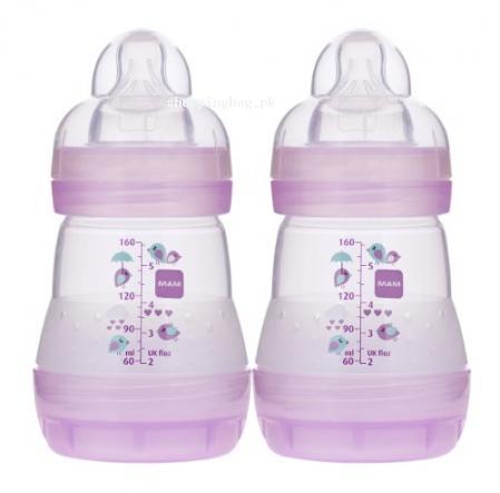 MAM Anti-Colic Baby Girl Feeding Bottle