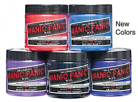 Blue Manic Panic Semi-Permanent Hair Color Cream
