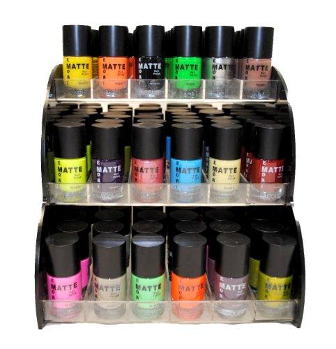 Matte Style Color Nail Lacquer Set with Nail Polish Remover