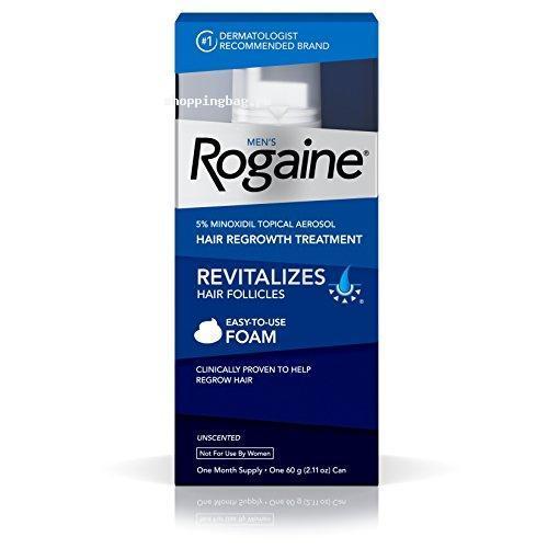 Men Rogaine Hair Regrowth Foam With 5% Minoxidil