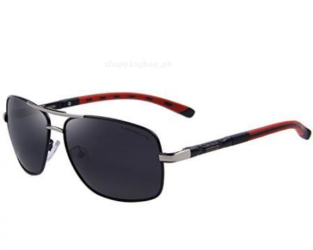 MERRY'S Polarized Sunglasses for Men S8714 (Black, 65)