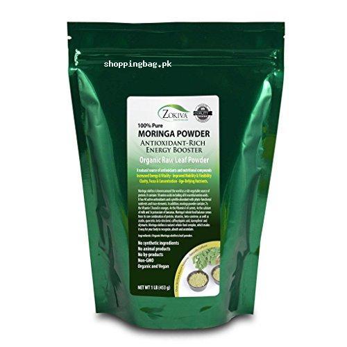 Zokiva Nutritionals Moringa Oleifera Leaf Powder Energy Booster