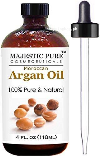 Majestic Pure Moroccan Argan Oil for Hair and Skin