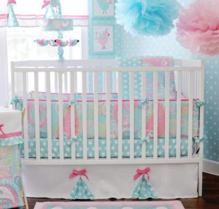 My Baby Sam Pixie Baby 3 Piece Crib Bedding Set