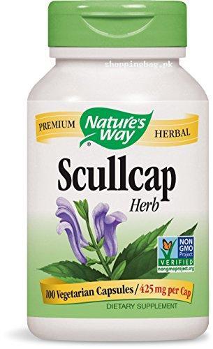 Nature's Way Scullcap Herb 425 mg (100 Pills)