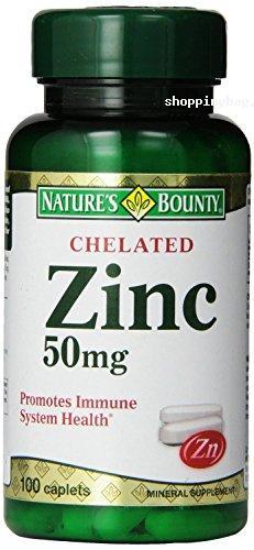 Nature's Bounty Chelated Zinc Tablets