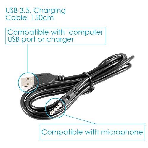 Male Audio Stereo Headphone Cable