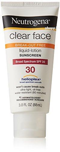 Neutrogena Clear Face Sunscreen Lotion For Acne Prone Skin