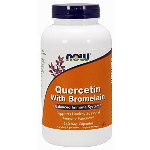 NOW Quercetin with Bromelain for Immune Function,240 Capsules