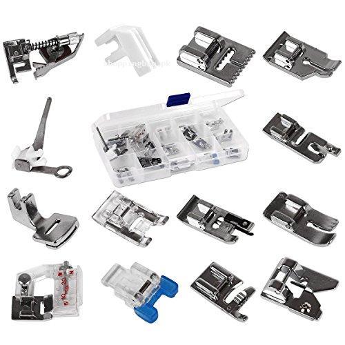 Nuolux 14pcs Sewing Machine Presser Foot