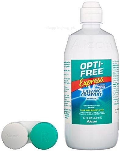 Opti-Free Express Lasting Comfort Disinfecting Contact Lenses Solution