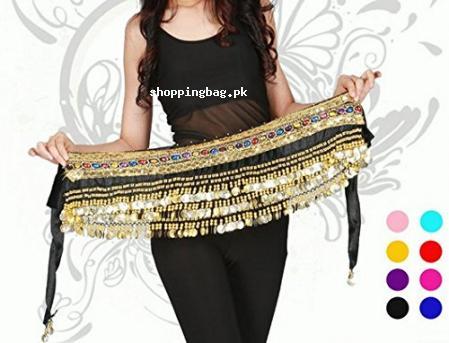 Women Belly Dance Hip Coins Belt