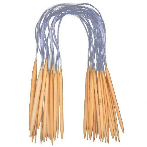 Outop Circular Bamboo Knitting Needles Set Kit
