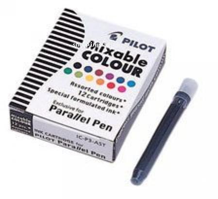 Pilot Mixable Colour 12 Cartridges for Parallel Pen