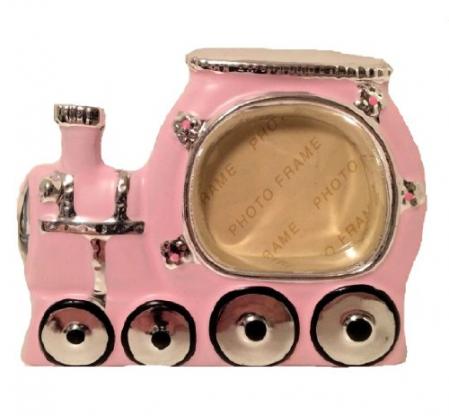 Pink Baby Girls Choo Choo Train Picture Frame Available For Shopping in Karachi