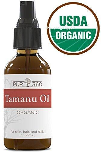 Pur360 Tamanu Oil for Psoriasis, Eczema, Acne Scar and Nail Fungus (30 ML)