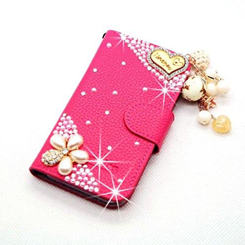 Leather Diamond Case Cover For Samsung Galaxy Grand Prime