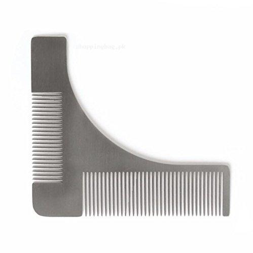Stainless steel Beard Trimming & Shaping Comb by SaiDeng