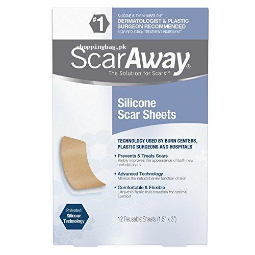 ScarAway Silicone Scar Treatment Sheets (12 Count)