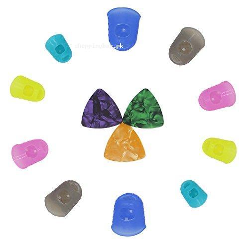 POVAD Guitar/Ukulele Fingertip Protectors (Set of 10 L/M/S/XS/XXS)