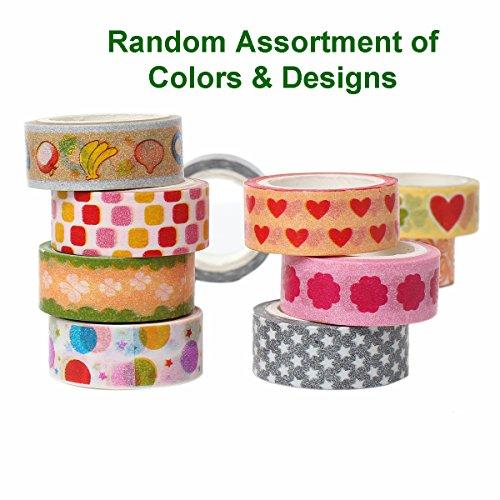 Colorful Washi Tape 10 Rolls by Shizaru Designs