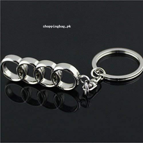 Audi Silver Alloy Car Logo Key Chain