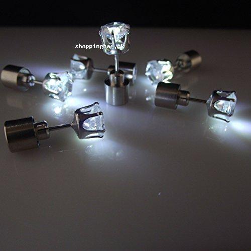 SJ Light up Led Blinking Earrings