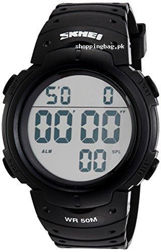 Men Digital Water Resistant Watch 1068 by Skmei