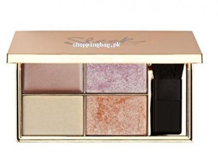 Sleek Makeup Palette Highlighting for Face and Body