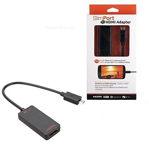 HDMI Adapter for LG G3 LTE Smartphone by Slim Port